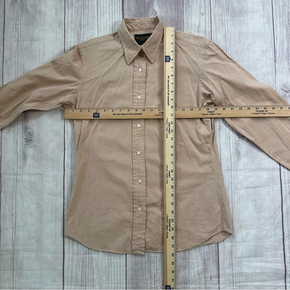 Women’s Vintage M.L. Leddy’s Custom Handmade Cotton Button Down Western Top‎ - Picture 5 of 8